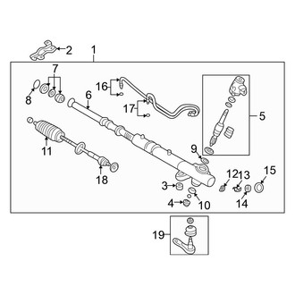 Mitsubishi OE - Steering Gear & Linkage - Steering Gear (ES / LS / OZ Rally)