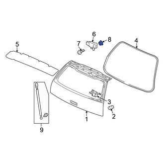 Mitsubishi OE - Liftgate Hinge Nut