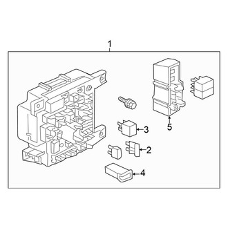 Mitsubishi OE - Electrical - Fuse & Relay (Instrument Panel), (ES / GT / SE / SEL)