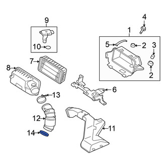 Mitsubishi OE - Lower Engine Air Duct Clamp