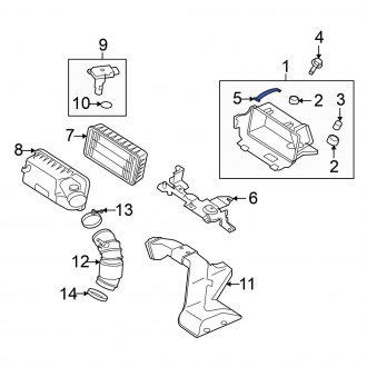 Mitsubishi Mirage Air Filter Housing Boxes & Parts — CARiD.com