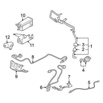 Mitsubishi OE - Emission System - Emission Components (W/O California), (DE / ES / GTS 2.0L)