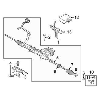 Mitsubishi OE - Steering Gear & Linkage - Steering Gear (ES / GT / SE / SEL)