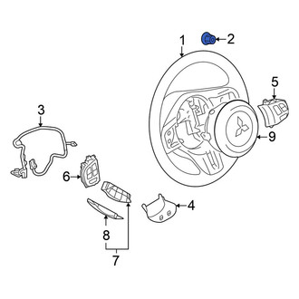 Mitsubishi OE - Steering Wheel Nut