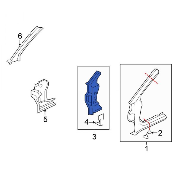 Body A-Pillar Reinforcement