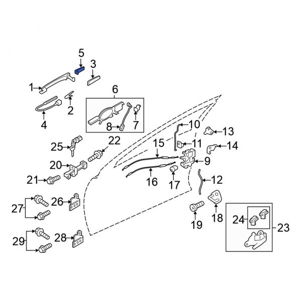 Exterior Door Handle Cover