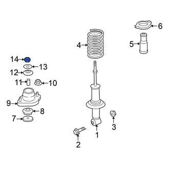 Mitsubishi OE - Upper Suspension Strut Nut