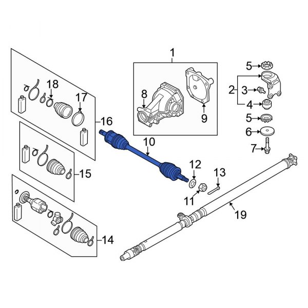 CV Axle Assembly