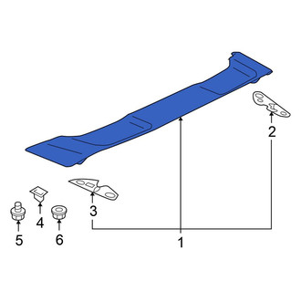 Mitsubishi OE - Rear Spoiler