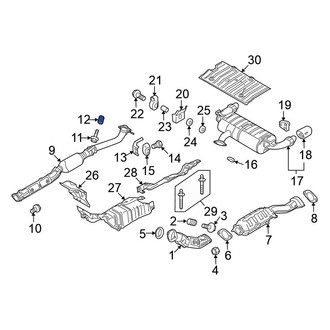 Mitsubishi OE - Exhaust Bolt Spring