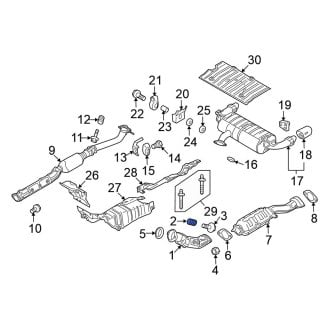 Mitsubishi Outlander Sport Oem Exhaust Parts 