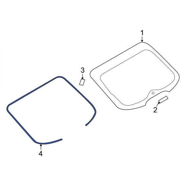 Liftgate Glass Seal