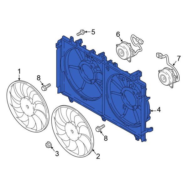 Engine Cooling Fan Shroud