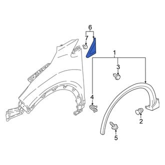 Mitsubishi OE - Front Left Fender Molding