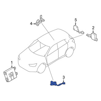 Mitsubishi OE - Front Keyless Entry Antenna