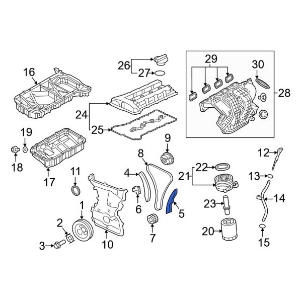 Engine Timing Chain Guide