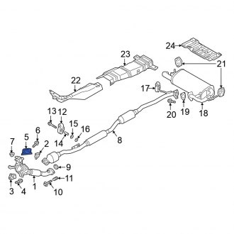 Mitsubishi Eclipse Cross OEM Exhaust Parts | Systems, Tips, Pipes