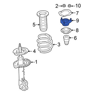 Mitsubishi OE - Front Suspension Strut Mount