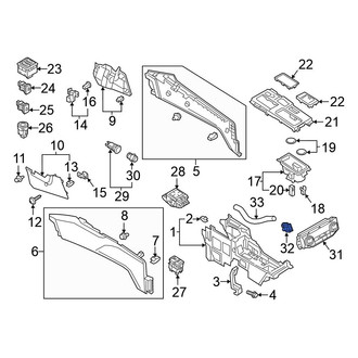 Mitsubishi OE - Cabin Air Temperature Sensor