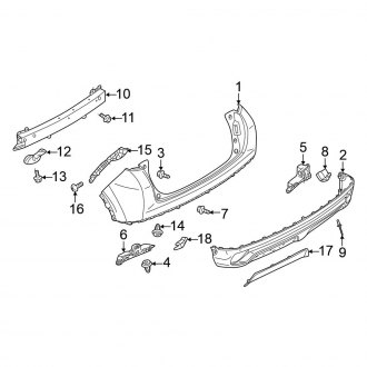 2020 Mitsubishi Eclipse Cross Replacement Bumpers & Components