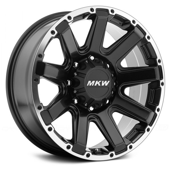 MKW OFF-ROAD® - M94 Satin Black with Machined Ring