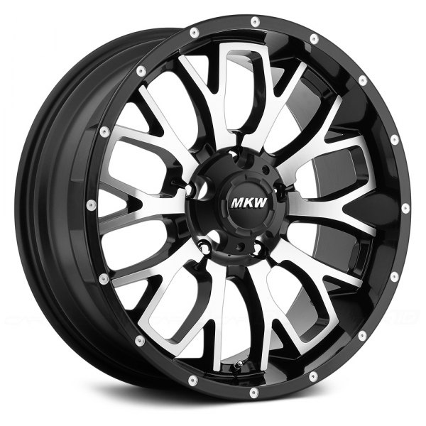 MKW OFF-ROAD® - M95 Satin Black with Machined Face