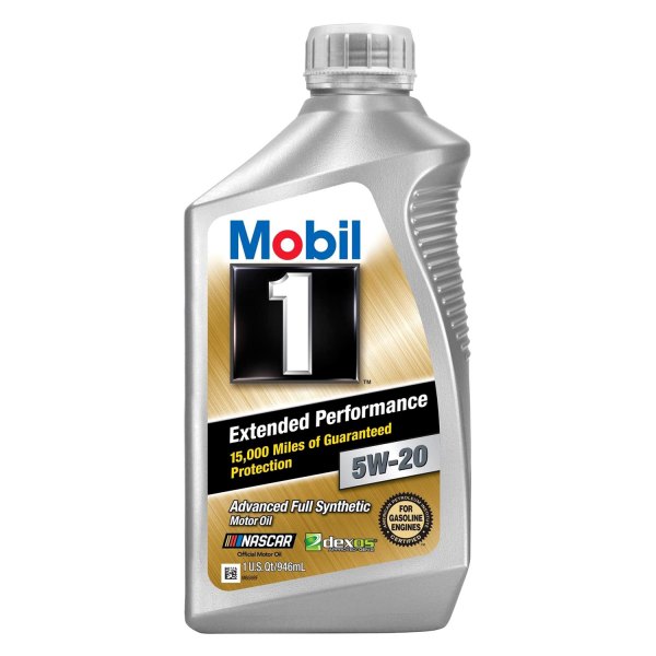 Mobil 1® - Advanced™ Extended Performance SAE 5W-20 Full Synthetic Motor Oil, 1 Quart x 6 Bottles