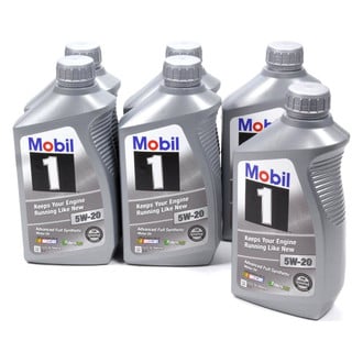 Mobil 1® - Advanced™ SAE 5W-20 Full Synthetic Motor Oil, 1 Quart x 6 Bottles