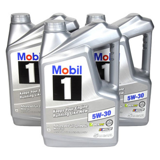 Mobil 1® - SAE 5W-30 Full Synthetic Motor Oil, 5 Quarts x 3 Jugs