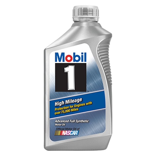 Mobil 1® - High Mileage™ SAE 10W-40 Full Synthetic Motor Oil, 1 Quart