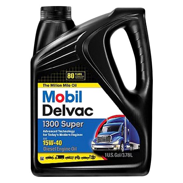 Mobil 1® - Delvac™ 1300 Super SAE 15W-40 Synthetic Blend Motor Oil, 1 Gallon