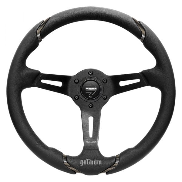 Momo Nissan 350z 03 3 Spoke Gotham Series Steering Wheel