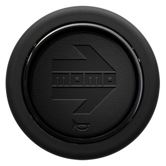 MOMO® - Heritage Series Black Premium Leather Horn Button with Round Lip