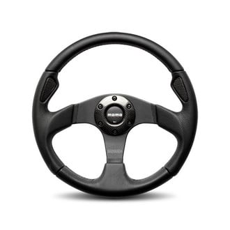 MOMO® JET35BK0B - 3-Spoke Jet Series Steering Wheel