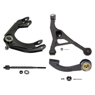 MOOG® - Front Driver Side Lower and Upper Control Arm with Ball Joint and Tie Rod End Kit