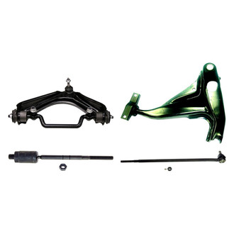 MOOG® - Front Driver Side Lower and Upper Control Arm with Ball Joint and Tie Rod End Kit