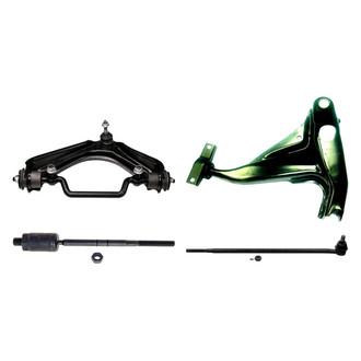 MOOG® - Front Driver Side Lower and Upper Control Arm with Ball Joint and Tie Rod End Kit