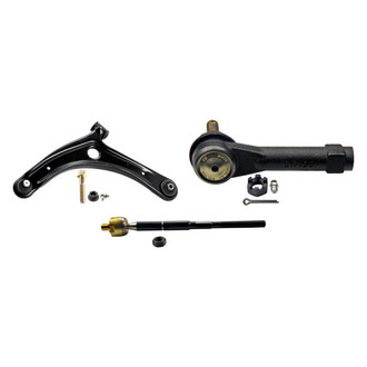 MOOG® - Front Driver Side Lower Control Arm with Ball Joint and Tie Rod End Kit