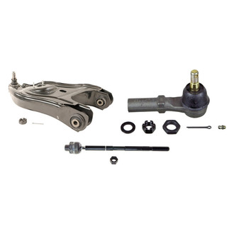MOOG® - Front Driver Side Lower Control Arm with Ball Joint and Tie Rod End Kit