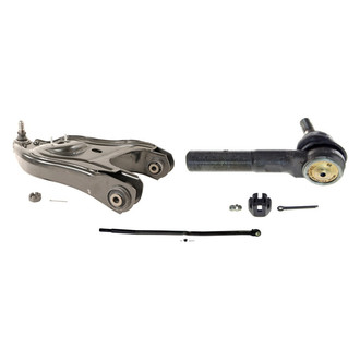 MOOG® - Front Driver Side Lower Control Arm with Ball Joint and Tie Rod End Kit