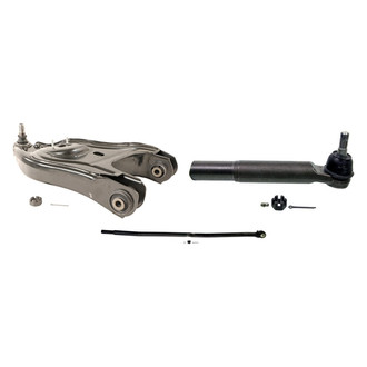 MOOG® - Front Driver Side Lower Control Arm with Ball Joint and Tie Rod End Kit