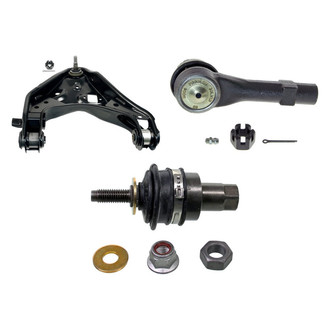 MOOG® - Front Driver Side Lower Control Arm with Ball Joint and Tie Rod End Kit