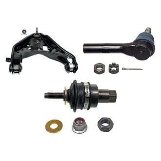 MOOG® - Front Driver Side Lower Control Arm with Ball Joint and Tie Rod End Kit