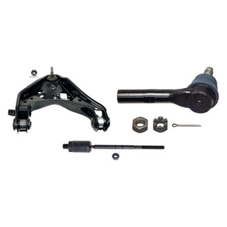 MOOG® - Front Driver Side Lower Control Arm with Ball Joint and Tie Rod End Kit