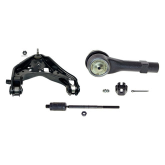 MOOG® - Front Driver Side Lower Control Arm with Ball Joint and Tie Rod End Kit