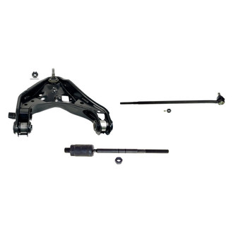 MOOG® - Front Driver Side Lower Control Arm with Ball Joint and Tie Rod End Kit