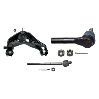 MOOG® - Front Driver Side Lower Control Arm with Ball Joint and Tie Rod End Kit