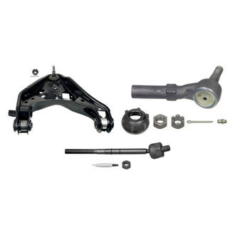 MOOG® - Front Driver Side Lower Control Arm with Ball Joint and Tie Rod End Kit
