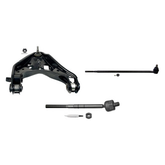 MOOG® - Front Driver Side Lower Control Arm with Ball Joint and Tie Rod End Kit