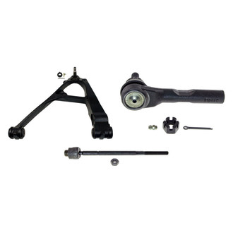 MOOG® - Front Driver Side Lower Control Arm with Ball Joint and Tie Rod End Kit